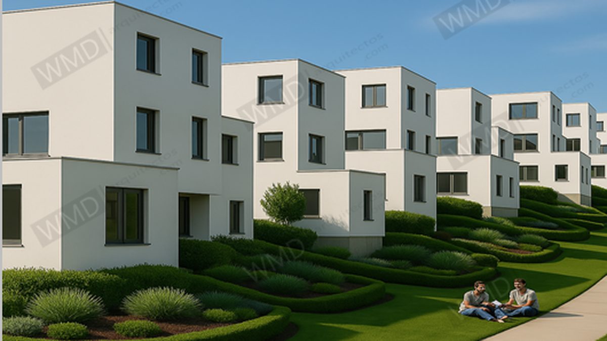 Conjunto Residencial Jardines del Mirador 1 — Residencial / Conjunto en Pomasqui, Quito por WMD Arquitectos