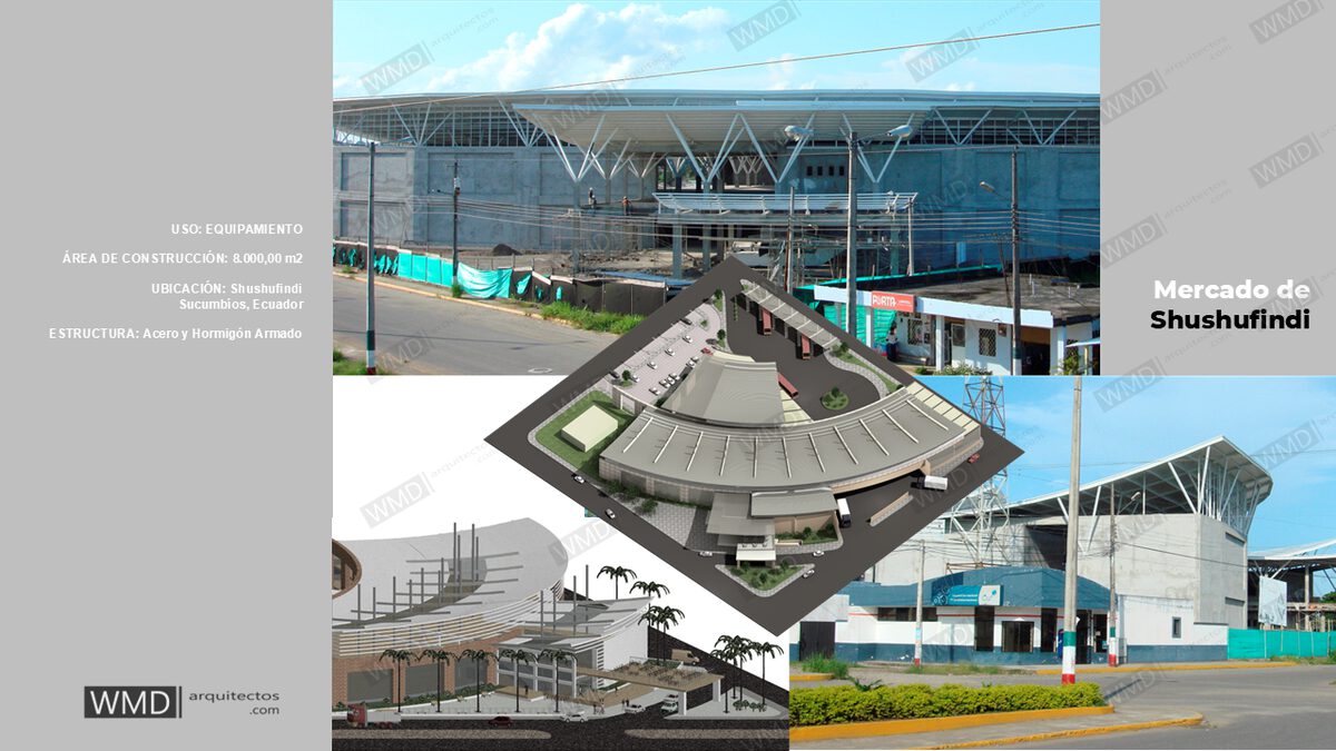 Centro Comercial Terminal Terrestre — Equipamiento / Centro Comercial en Shushufindi, Sucumbíos por WMD Arquitectos